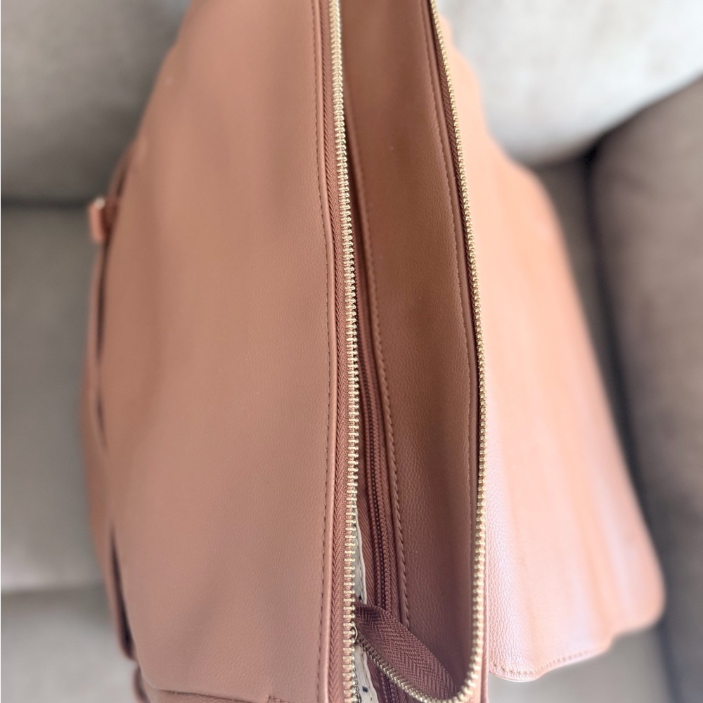 Women's Blush Pink Backpack Tote - Picture 5 of 9
